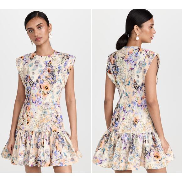 Zimmermann Tama Flounce Short Dress size US 4 - Picture 1 of 8